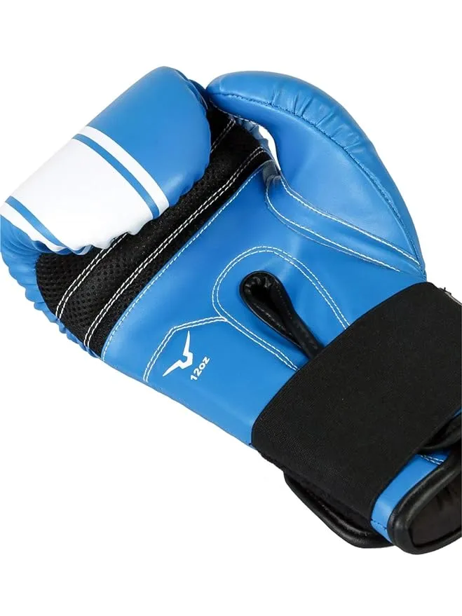 Invincible Tejas Fitness Training Synthetic Leather Boxing Gloves for Men & Women (Blue-White)