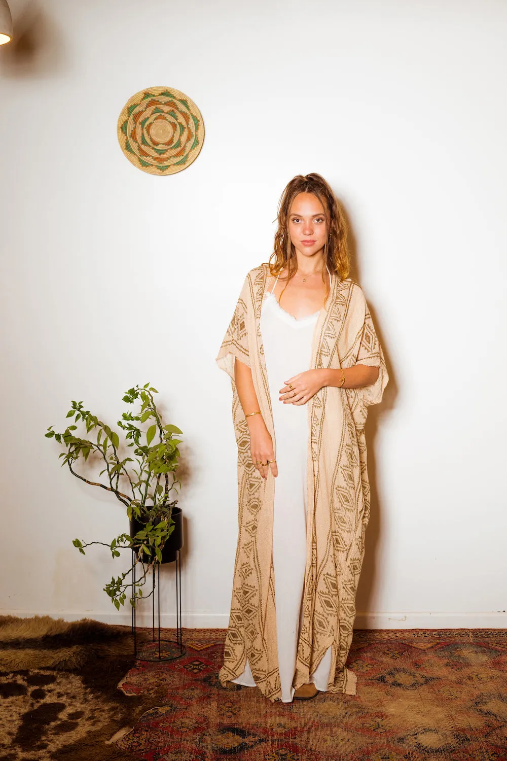 KIARA KAFTAN / KIMONO NATURAL BEIGE