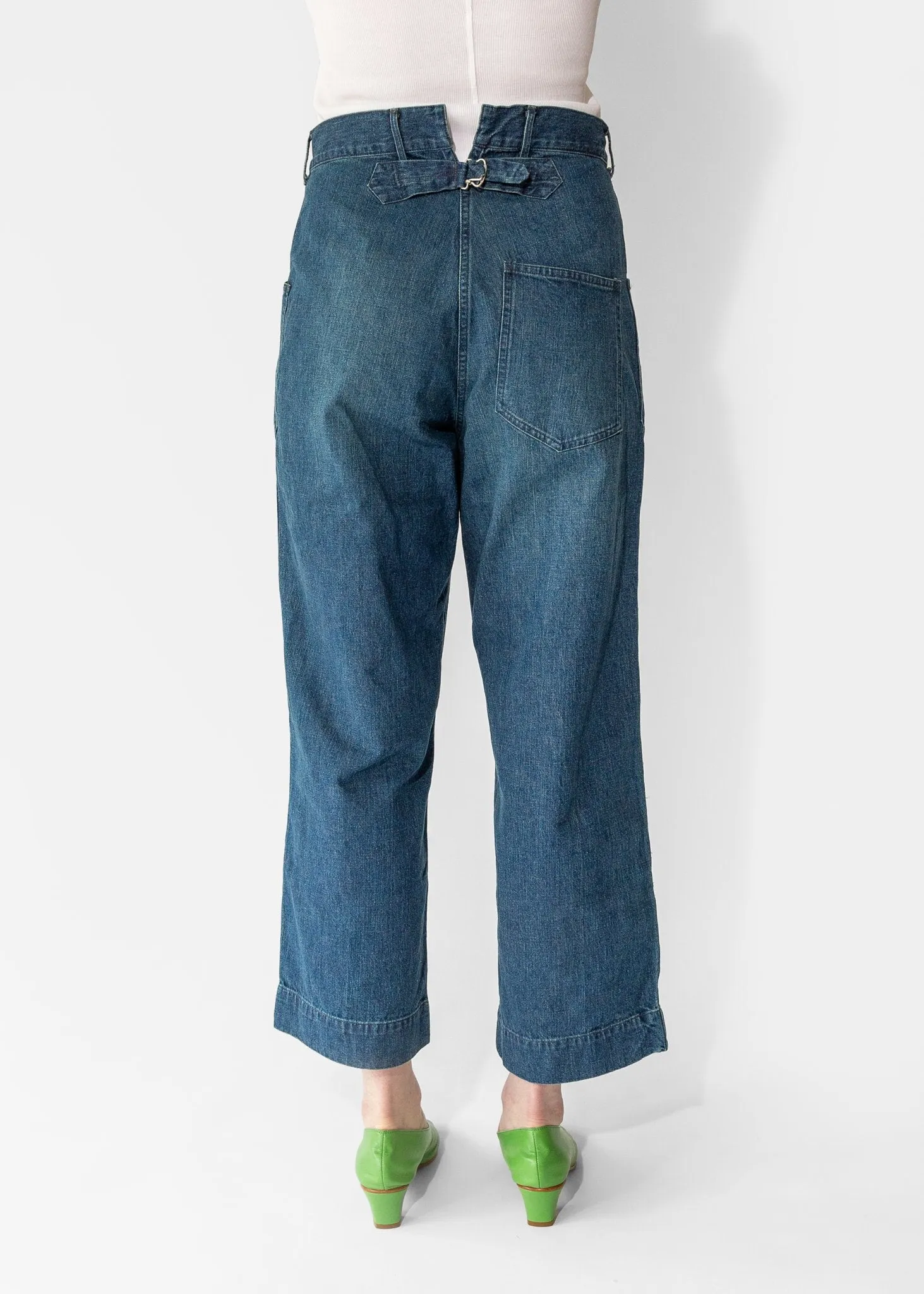 US Navy Work Pants in Indigo