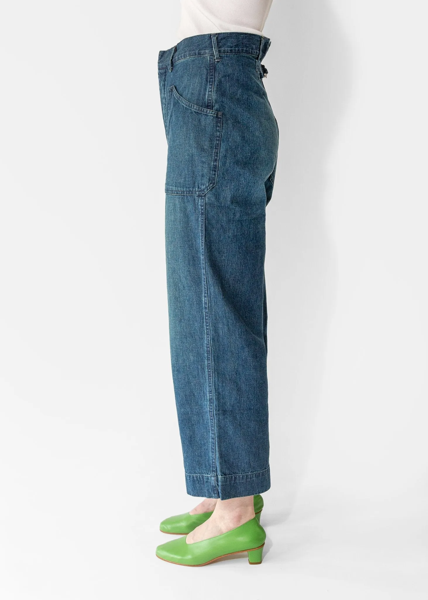 US Navy Work Pants in Indigo